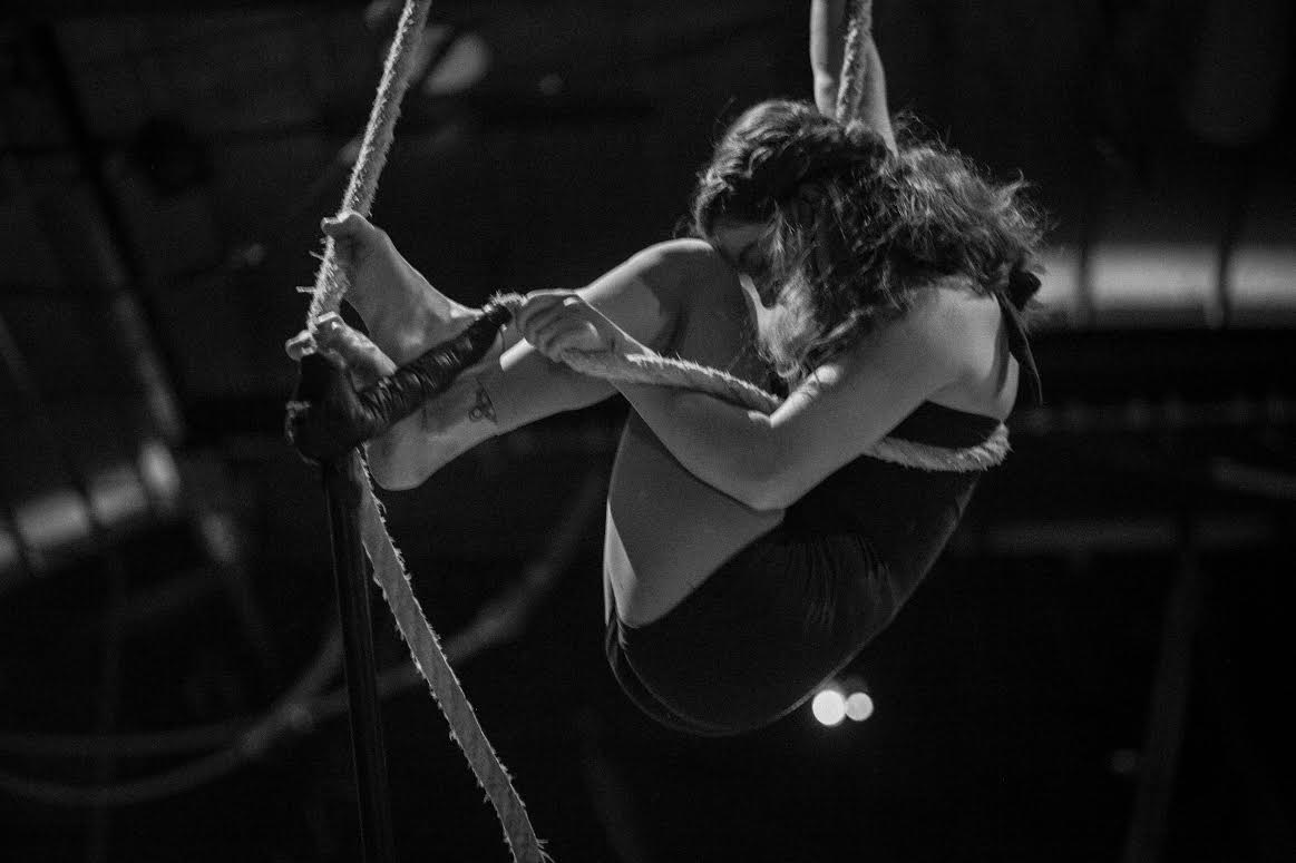 Our Trapeze Adventure Begins with Single-Point Dance Trapeze at Canopy Studio www.aerialdancing photo
